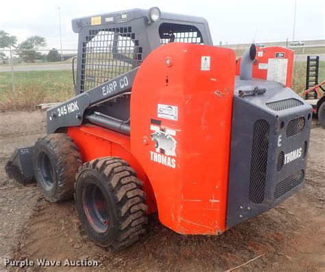 thomas 245 skid steer specs|thomas loaders t245 hdk.